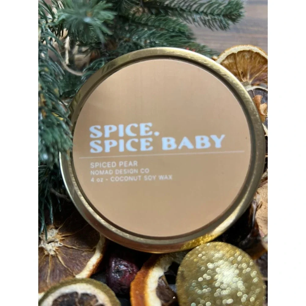 Spice Spice Baby Clean Scent Candle 4oz Tin